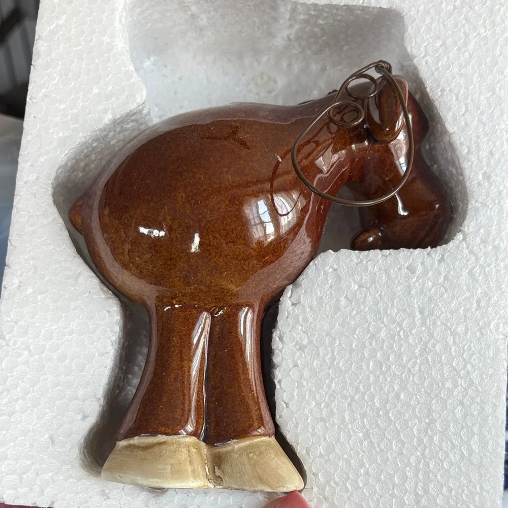 Big Sky Carvers Whimsical Ceramic Moose - Brown - Picture 6 of 6